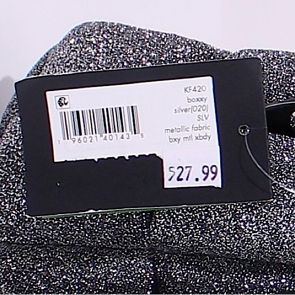 Kate Spade Boxxy Metallic Crossbody In Silver - Picture 10 of 12